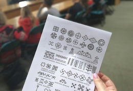 Kultūros paso edukacijos: baltų raštų gelmė